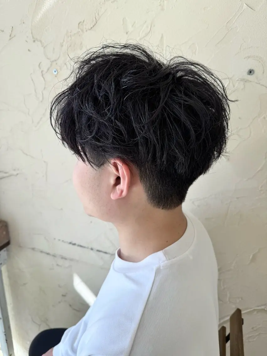 ショート メンズ メンズパーマ くせ毛 カット メンズ特化/パーマ指 名No.1/百瀬太郎のヘアスタイル