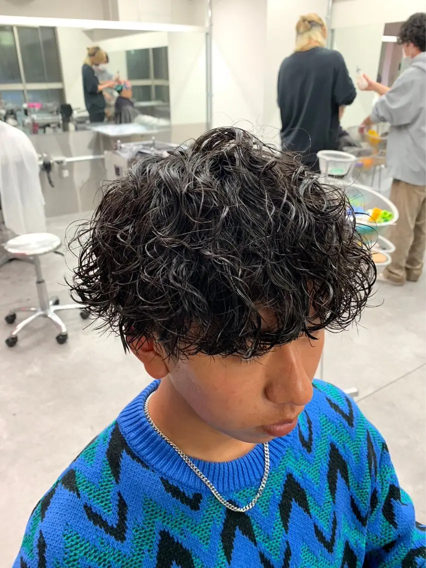 パーマ メンズ カット パーマ パーマ支持率No.1 ❤️‍🔥安成弾のヘアスタイル