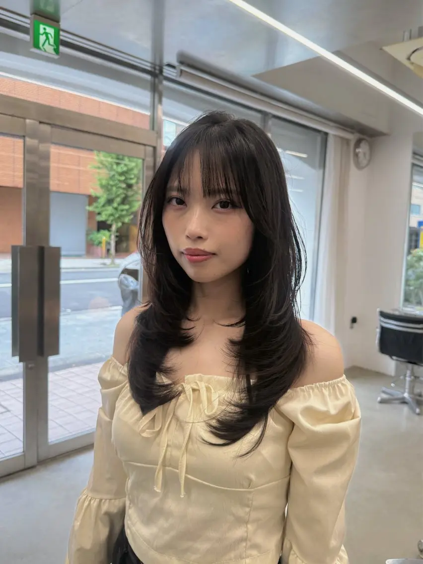 【韓国トレンド】ハッシュカット、韓国レイヤーカット 🇰🇷✂︎の写真