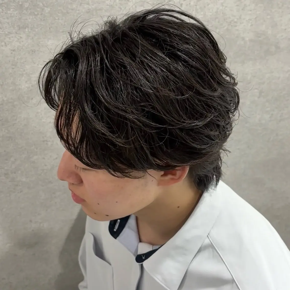 パーマ メンズ フェザーパーマ メンズパーマ カット パーマ 札幌No.1フェザー KAITOのヘアスタイル
