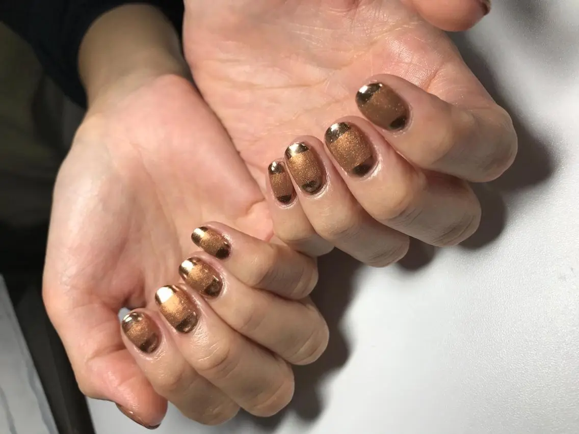 ネイル ミラーネイル 松山 美由紀のネイルデザイン
