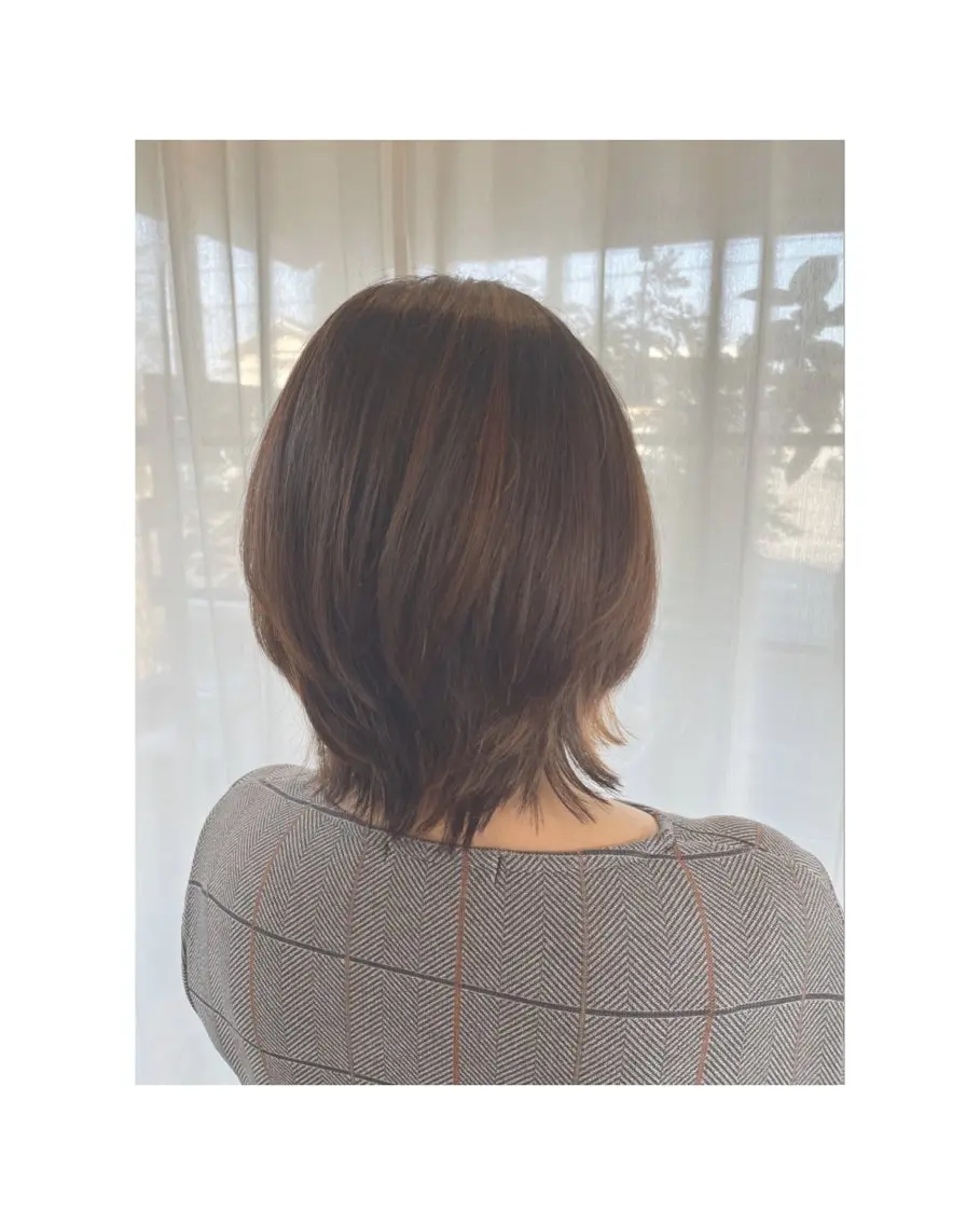 ショート ウルフカット カット ヘアカラー yuki/白髪ぼかし /ショート特化のヘアスタイル