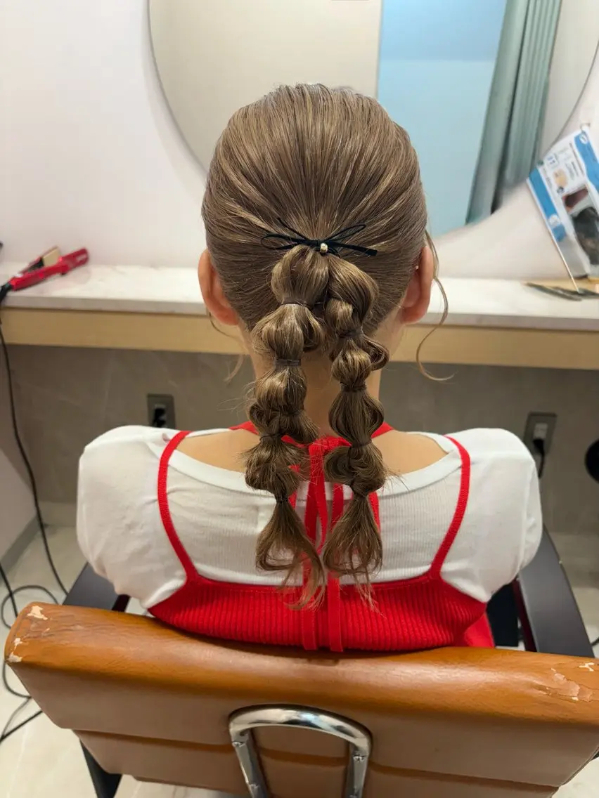 ヘアアレンジ ヘアセット 大山 茶子のヘアスタイル