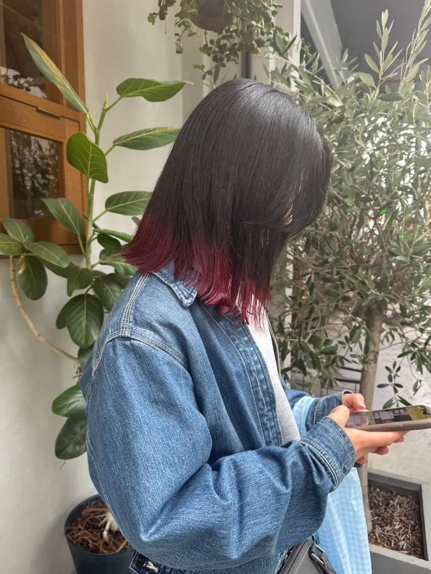 【新規様限定】cut➕ポイントデザインカラー➕スチーム付TRの写真
