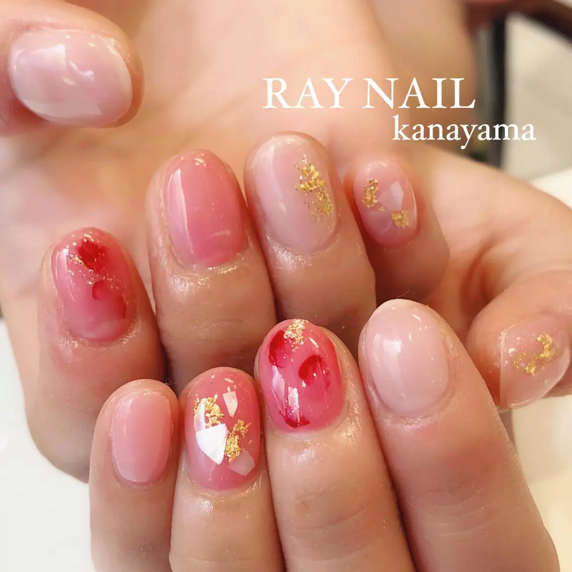 ネイル ニュアンスネイル Arowa 伊田のネイルデザイン