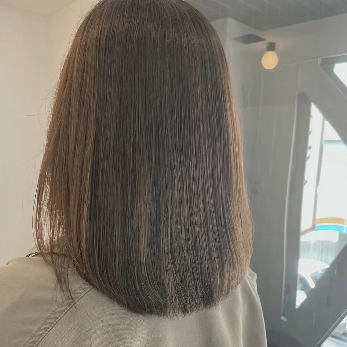 ミディアム アッシュ ノンダメージサロン 鈴木のヘアスタイル