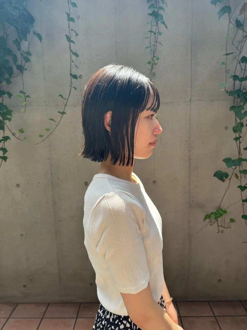 ショート カラー ボブ/ショート 吉田竣のヘアスタイル