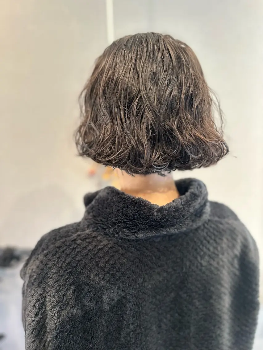 ショート パーマ カット パーマ K Harukaのヘアスタイル