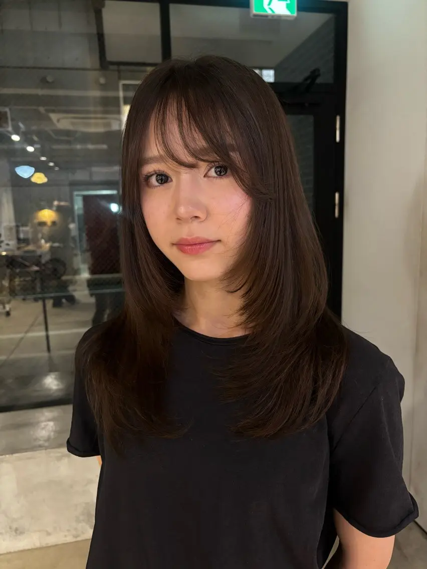 セミロング カット 🎀抜け感ナチュラル 🎵asuna🪽のヘアスタイル