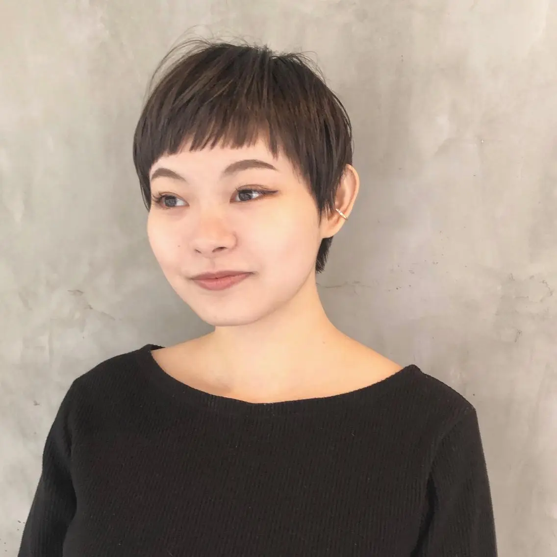 ショート カラー ブラウンカラー ダークブラウン ショートヘア カット 後藤 雅貴のヘアスタイル