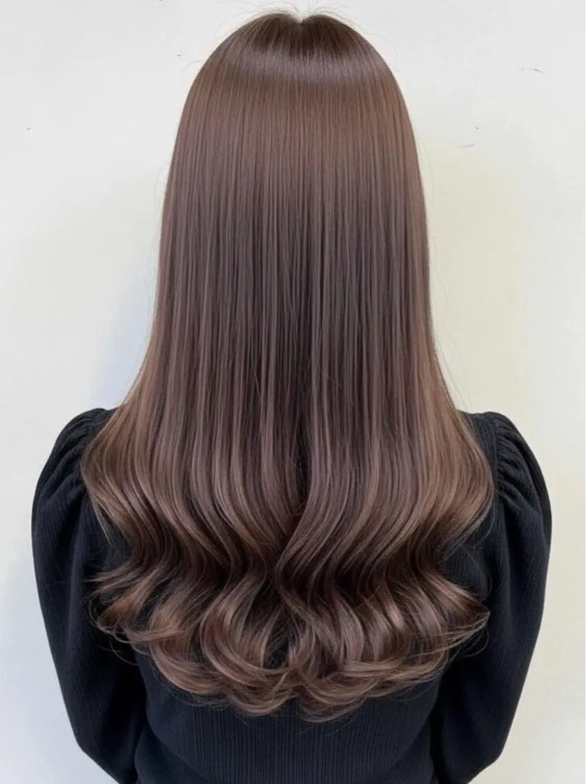 ロング カラー ヘアアレンジ maison ema 🌸Nodokaのヘアスタイル