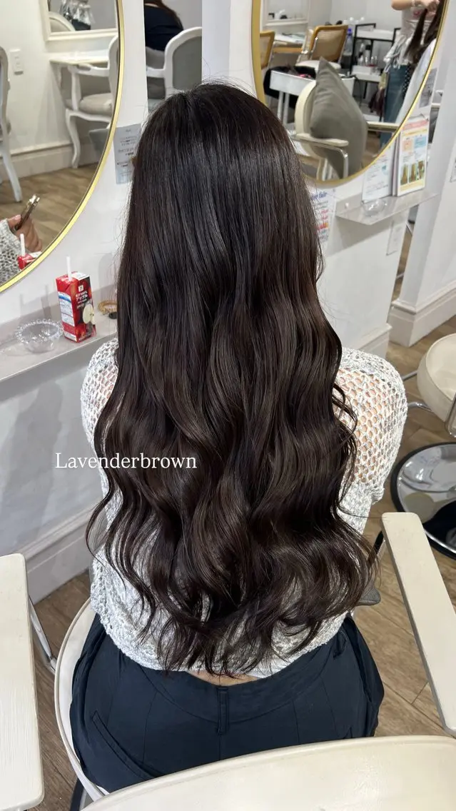 カラー ブラウンカラー ラベンダーカラー miku ₊˚⊹ ♡のヘアスタイル