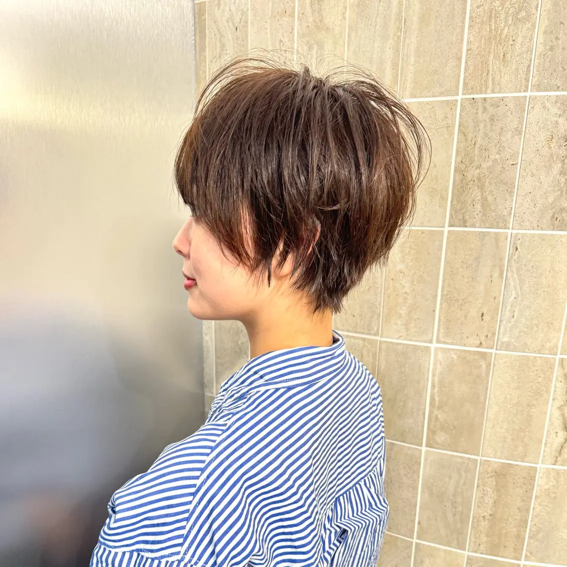 ショート カット ヘアカラー 松本 俊樹のヘアスタイル