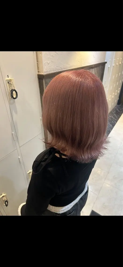 ミディアム カラー ヘアアレンジ ラベンダーカラー ラベンダーピンク ピンクカラー カット ヘアカラー 松波慧太/✨縮毛矯正 ✨/✨レイヤー✨のヘアスタイル