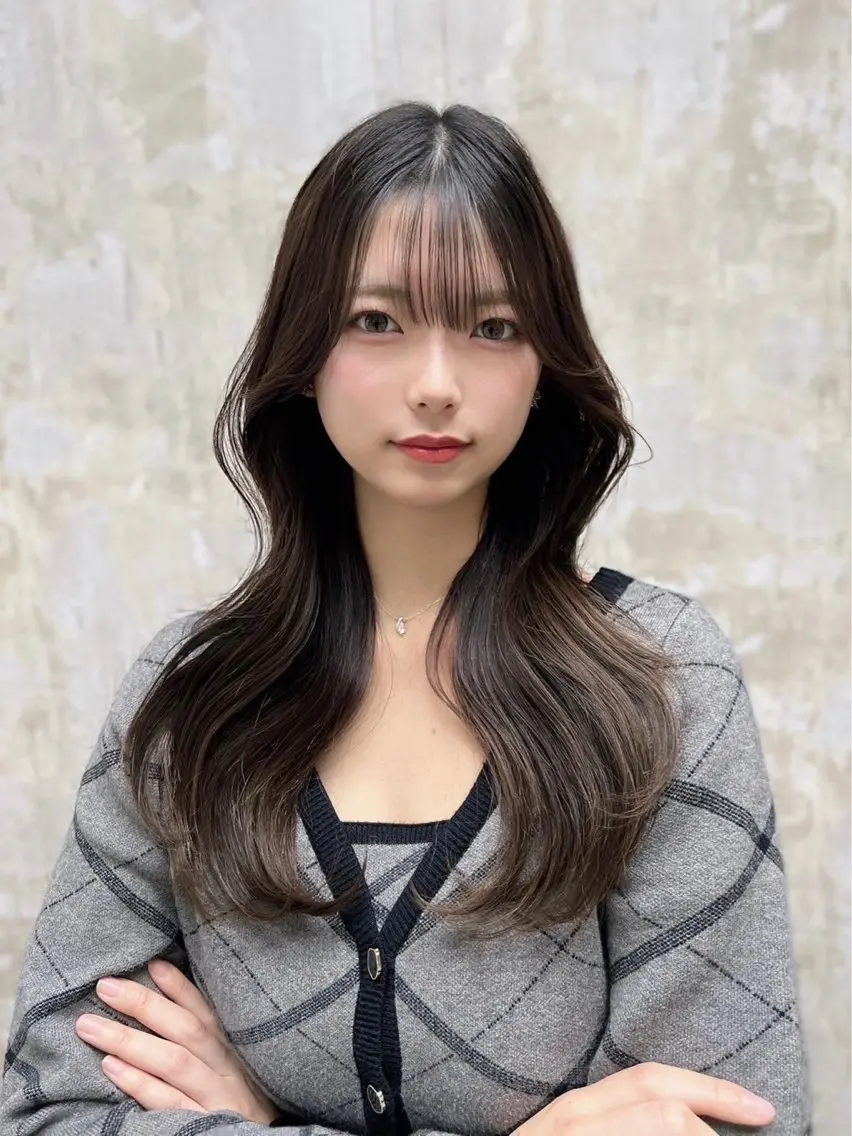 ロング カラー むっちー/超高濃度 水素髪質改善サロンのヘアスタイル