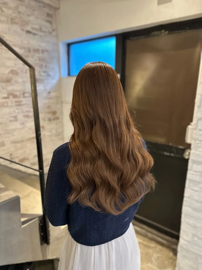 ロング ヘアカラー 秋葉原　柏木絢汰 ✨当日予約okのヘアスタイル