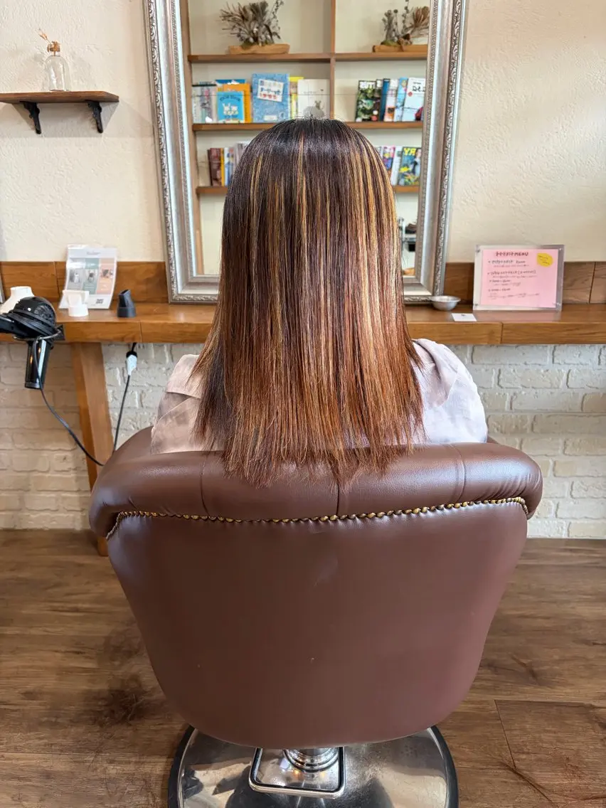 ロング 肥田 夕蘭のヘアスタイル