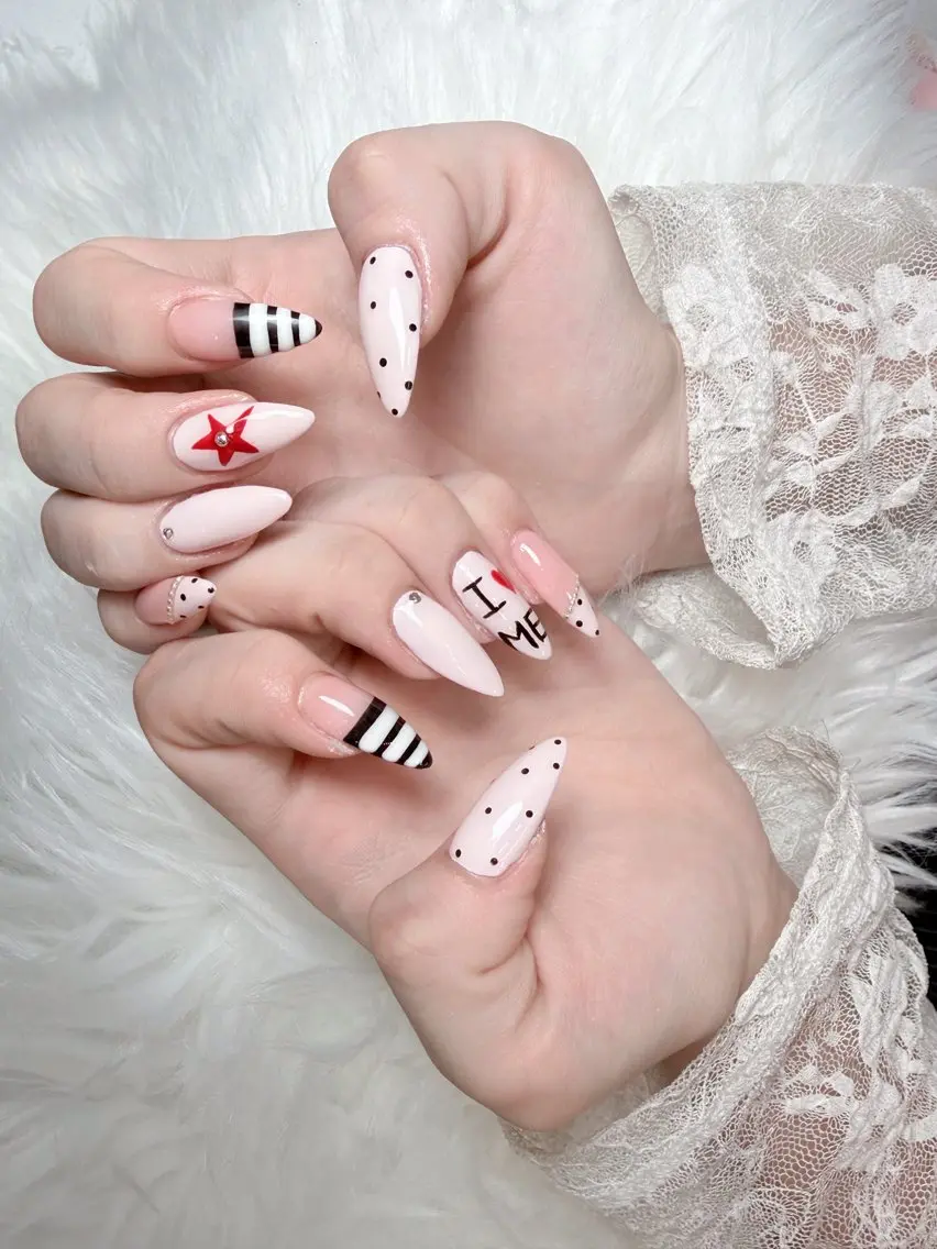 ネイル フレンチネイル グラデーション 韓国ネイル マグネットネイル ワンカラーネイル ハンドネイル Jang Nailのネイルデザイン