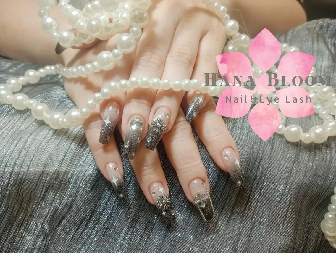 ネイル 長さ出し フットネイル 韓国ネイル マグネットネイル 持ち込み ハンドネイル ハンドケア Hana Bloom 💖初回オフ無料のネイルデザイン