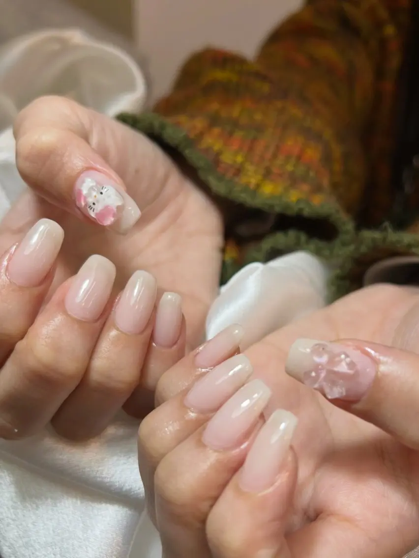 ロング 大城 みきのネイルデザイン