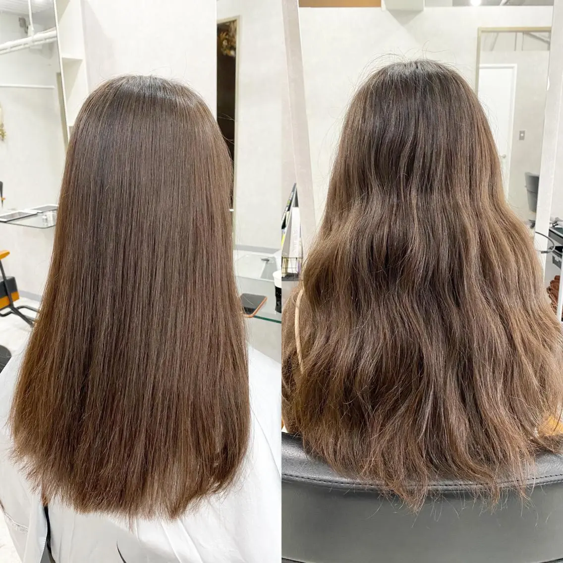 セミロング 縮毛矯正 カット 縮毛矯正 トリートメント ⭐️ショート⭐️美髪 矯正⭐️水口陸のヘアスタイル