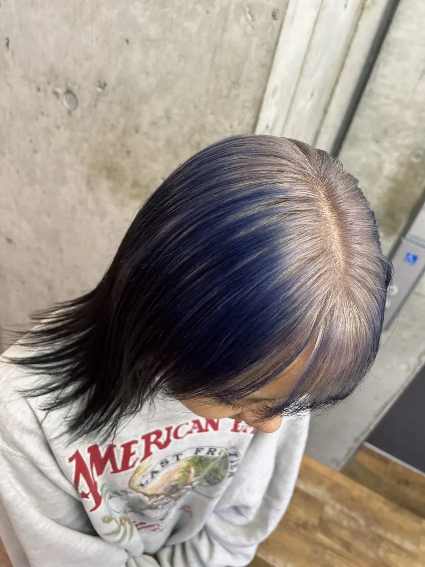 ミディアム カラー ヘアカラー トリートメント 🎨デザイン🥇 美髪・艶髪 日暮千敬のヘアスタイル