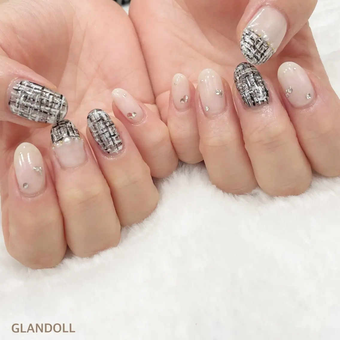 ネイル ツイードネイル ハンドネイル GLANDOLL YURIのエステ・リラクイメージ