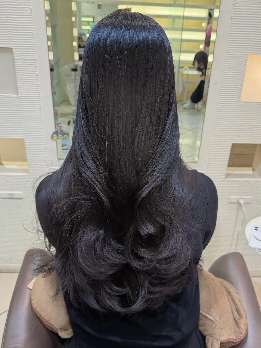 ミディアム ヘアカラー 垢抜け・上品カラー ブラウン♡ゆうり🎀のヘアスタイル