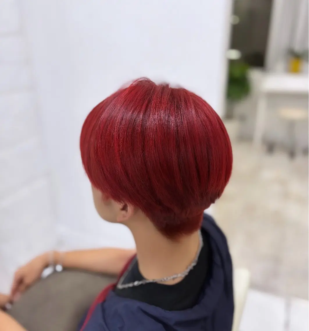 メンズ マッシュ カット ヘアカラー 阿部 渓太のヘアスタイル