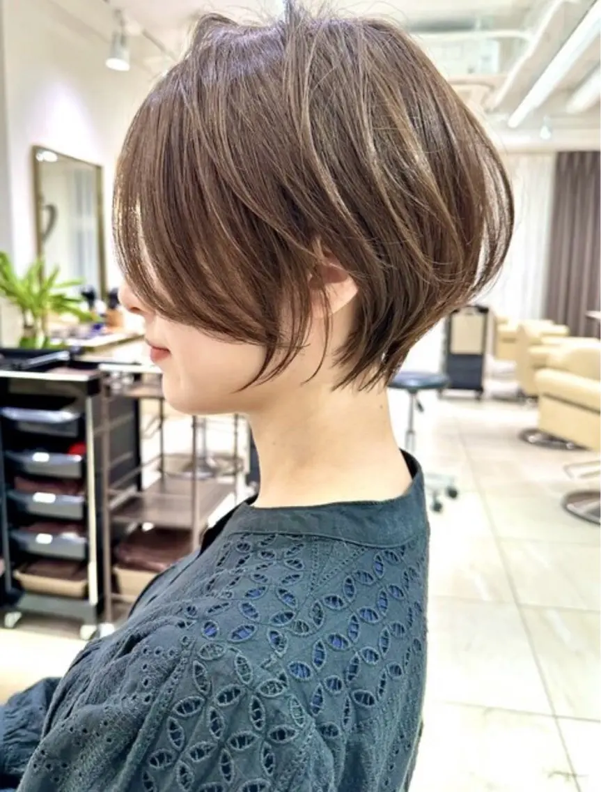 ショート カラー カット ヘアカラー トリートメント 【7月限定価格🌟】 ショート特化/荒砂のヘアスタイル