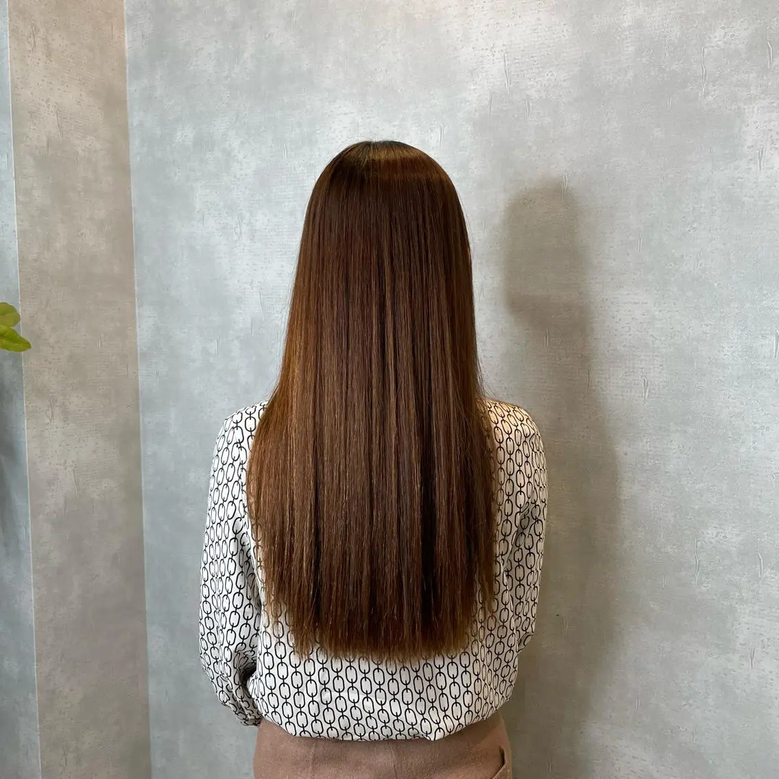 ロング ボブ 縮毛矯正 SOYON船橋店 西澤元気のヘアスタイル