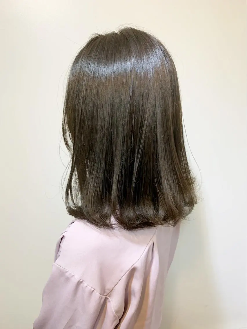 【ご来店2.3回目のお客様】カラー＋ハホニコtr/白髪染め可／リタッチ4500円の写真