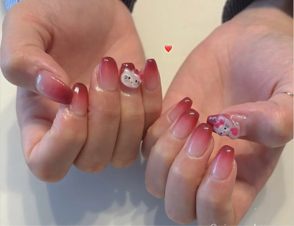 ネイル 韓国ネイル 持ち込み ニュアンスネイル ネイルチップ ハンドネイル TABI ANA.CHUOのネイルデザイン