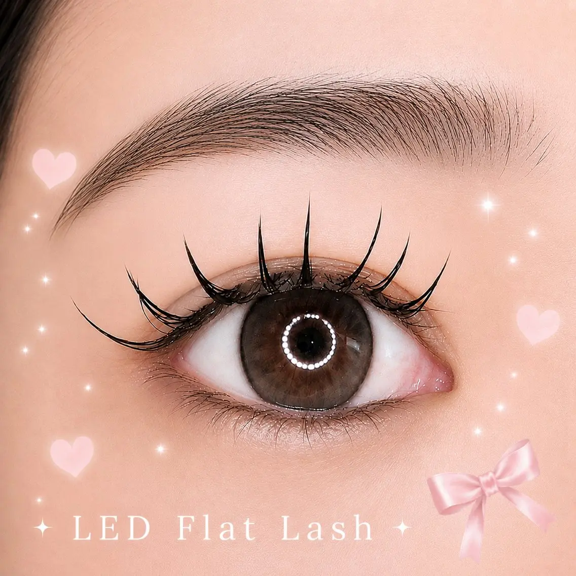 【モデル募集🌟】LEDフラットラッシュ80本👀🩷の写真