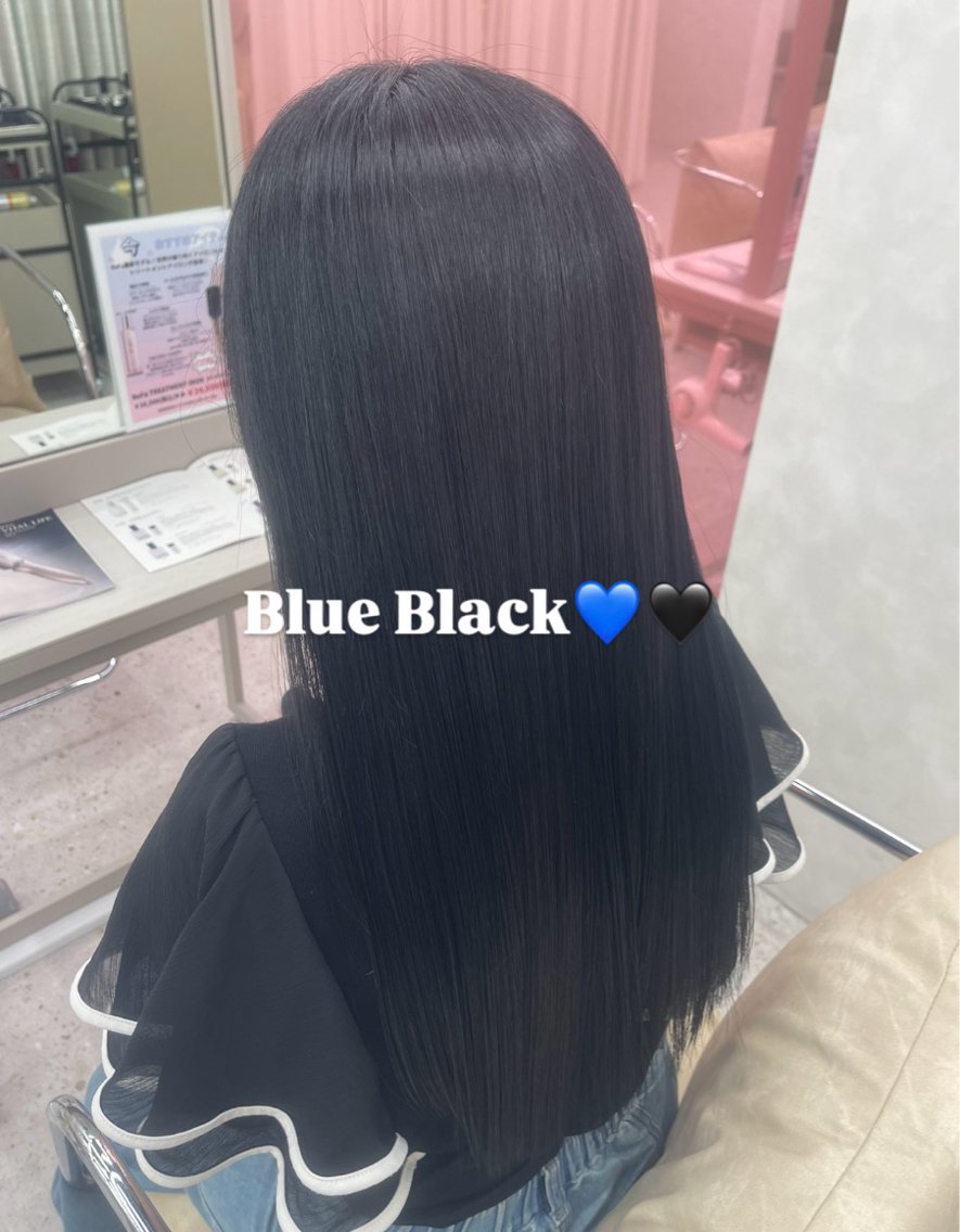 ロング カラー カット ヘアカラー トリートメント COCO reiのヘアスタイル