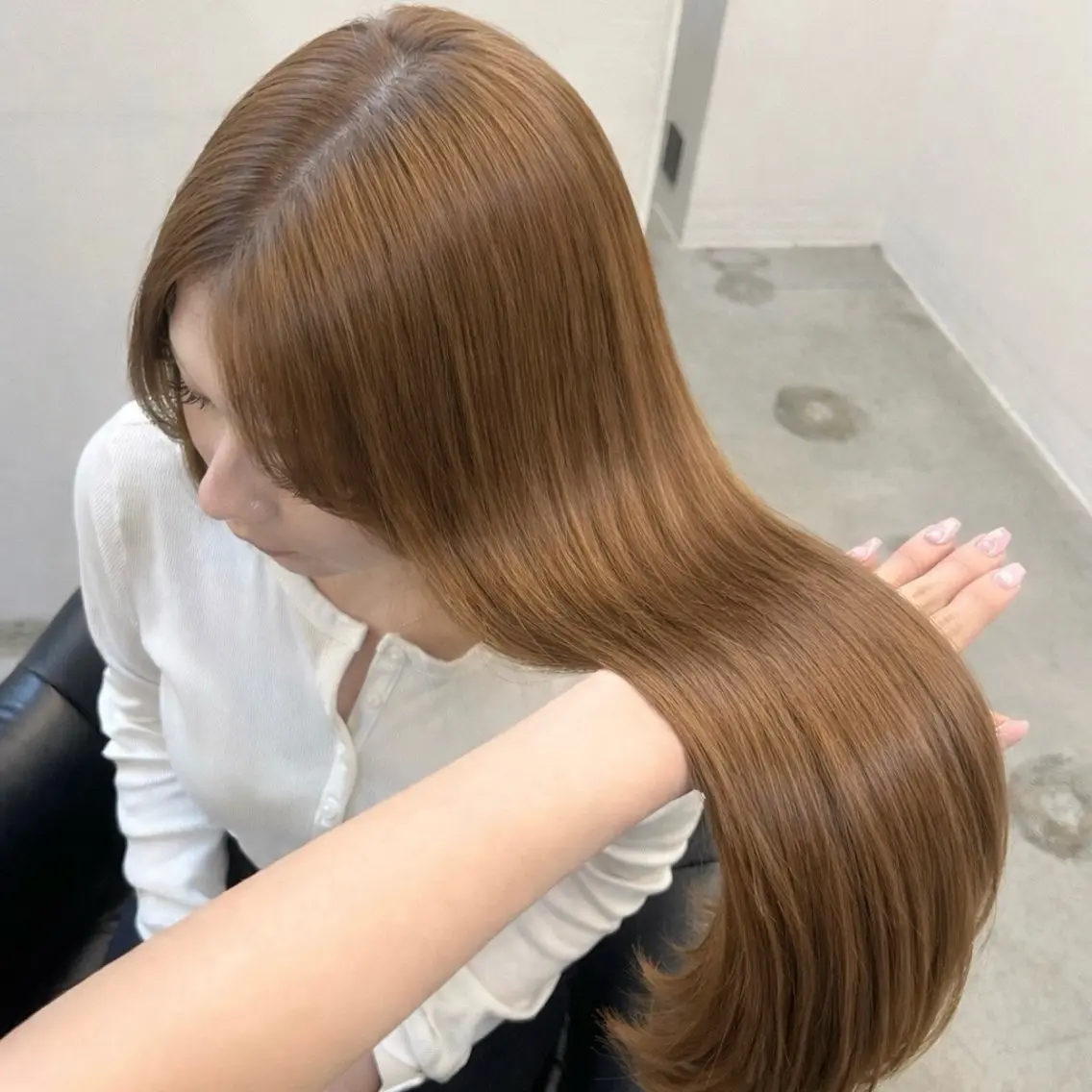ブリーチなしダブルカラーの写真