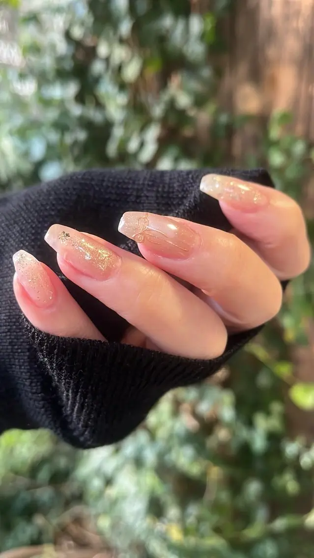 ネイル ニュアンスネイル シンプルネイル SAKU nail 作島茜のネイルデザイン