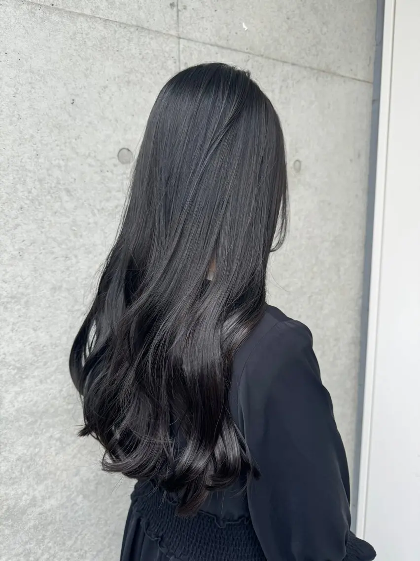 ロング 韓国風ヘア ヘアカラー トリートメント 🩷オタク美容師🩵 ☆*ユメナ*☆のヘアスタイル