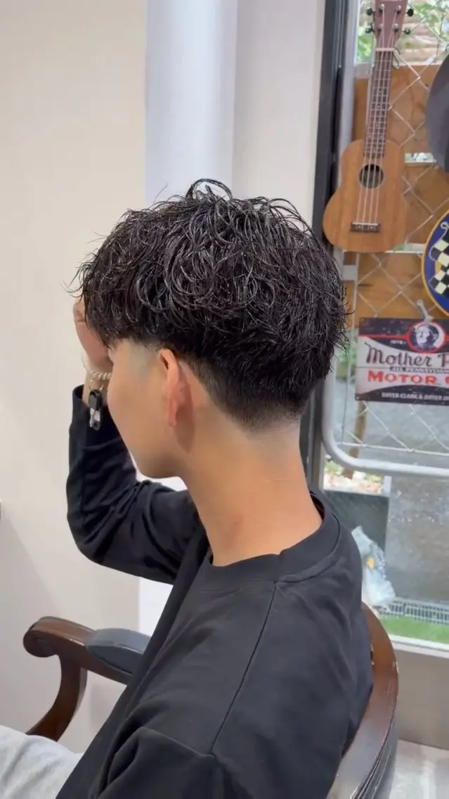 ショート メンズ フェードカット カット hack 佐藤龍空のヘアスタイル