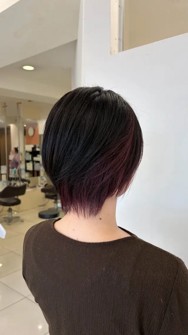 ショート 北尾 遥希のヘアスタイル