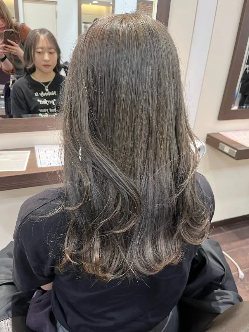 ロング 韓国×ワンホン 🩶🎀honokaのヘアスタイル