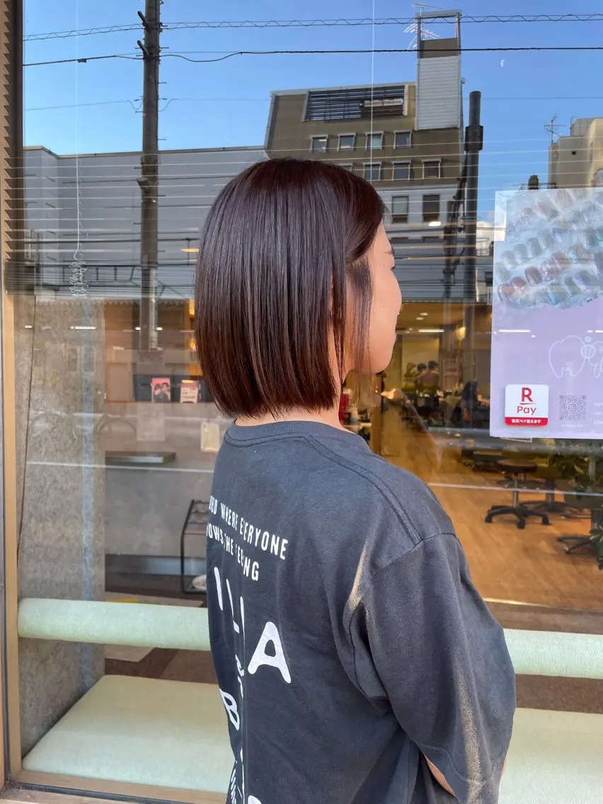 ショート カラー トリートメント 髪質改善/Bloss om🌷高橋沙衣のヘアスタイル