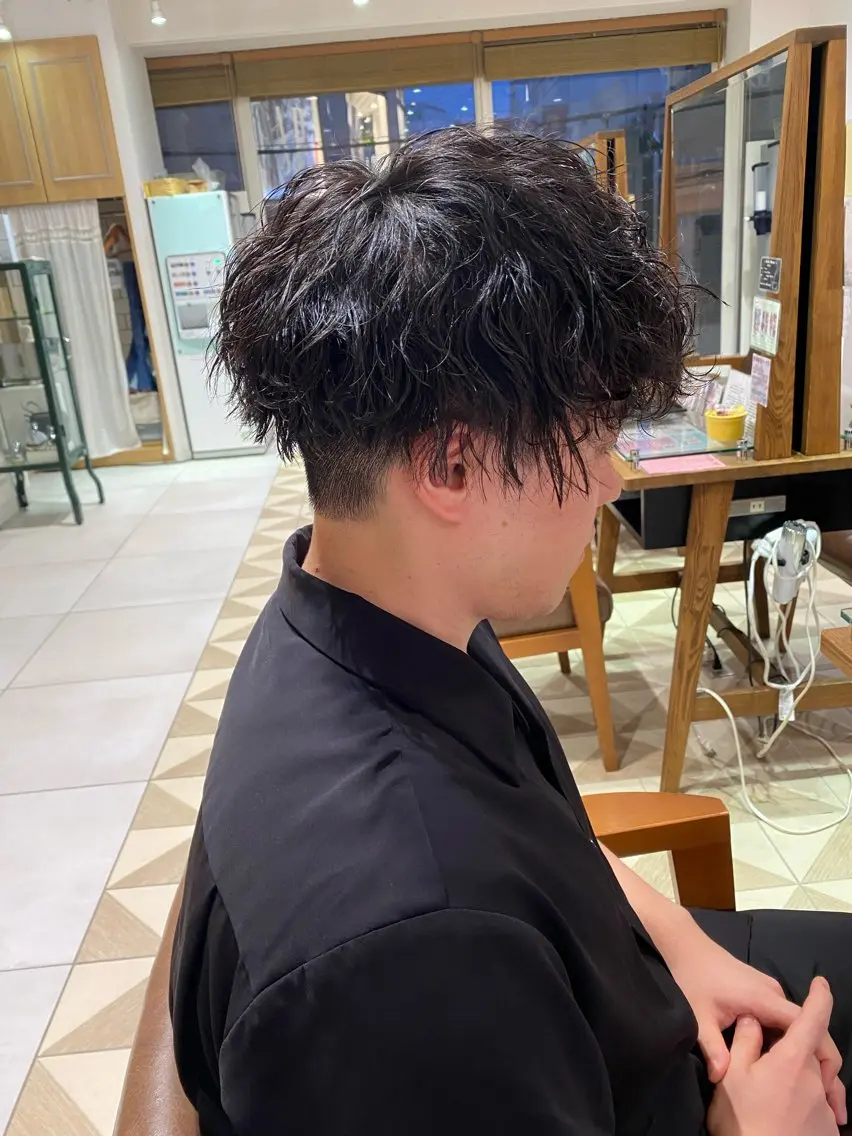 カラー パーマ ヘアアレンジ メンズ カット パーマ メンズパーマの巨匠 鈴木純のヘアスタイル