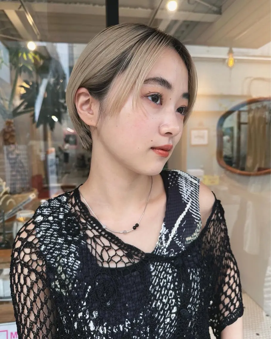 ショート ショートヘア honoka ikegamiのヘアスタイル