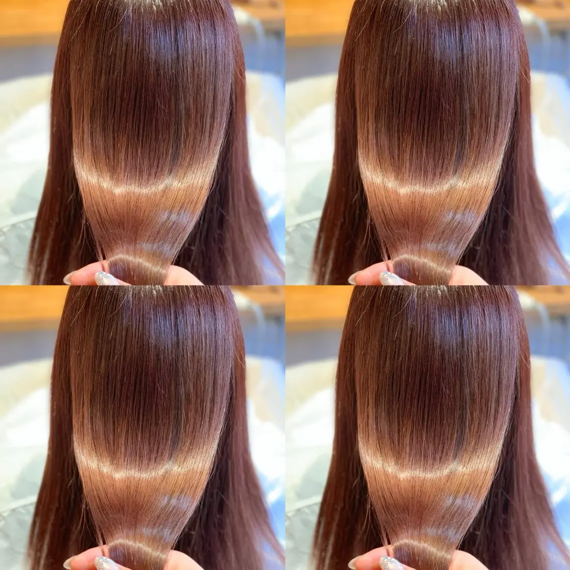 ロング エクステ×髪質改善× 𝑺𝑬𝑵𝑹𝑰のヘアスタイル