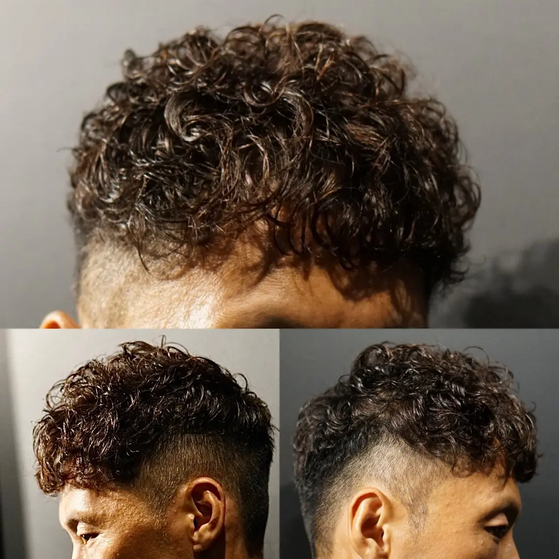 ショート パーマ メンズ 徳道 怜のヘアスタイル