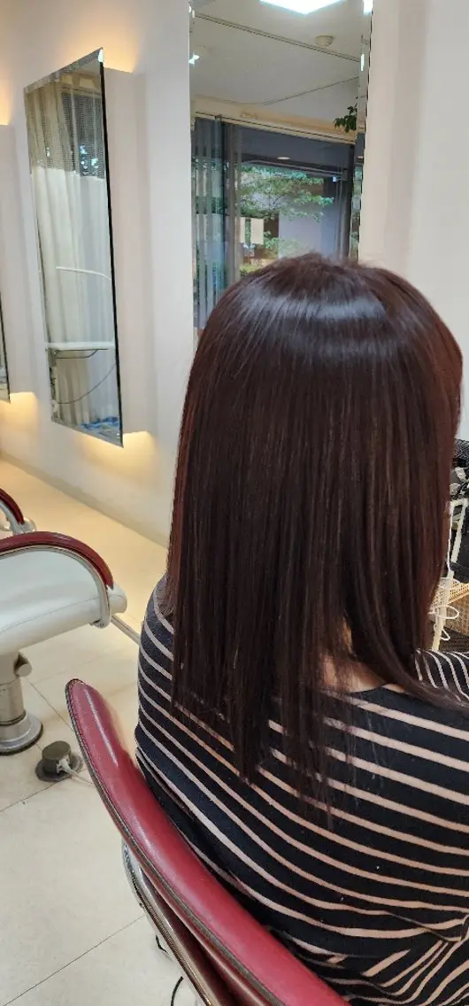 セミロング カラー hairmake Juinのヘアスタイル