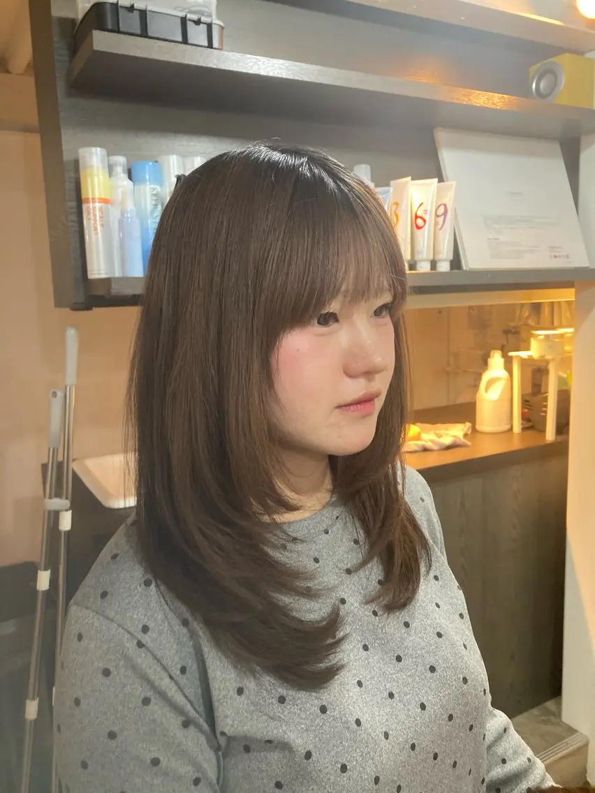 ロング レイヤーカット カットモデル募集中/ 大城しょうかのヘアスタイル
