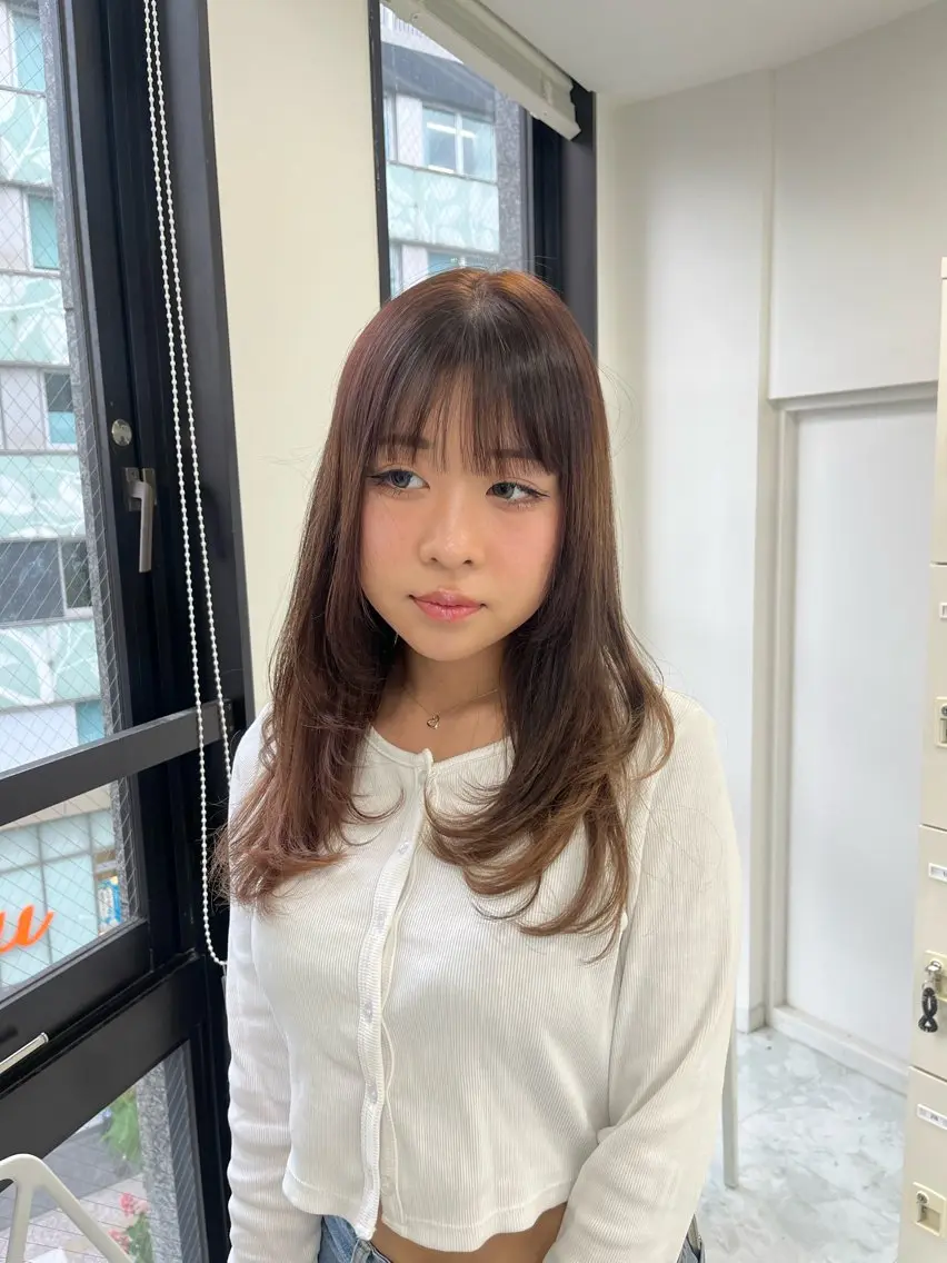 ロング カット ヘアカラー 🫧LALA🫧 艶髪🫧のヘアスタイル