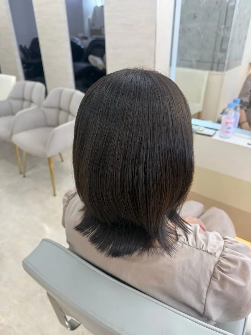 ミディアム カラー アッシュ ヘアカラー トリートメント 馬場　風歌★カラー モデル募集中★のヘアスタイル